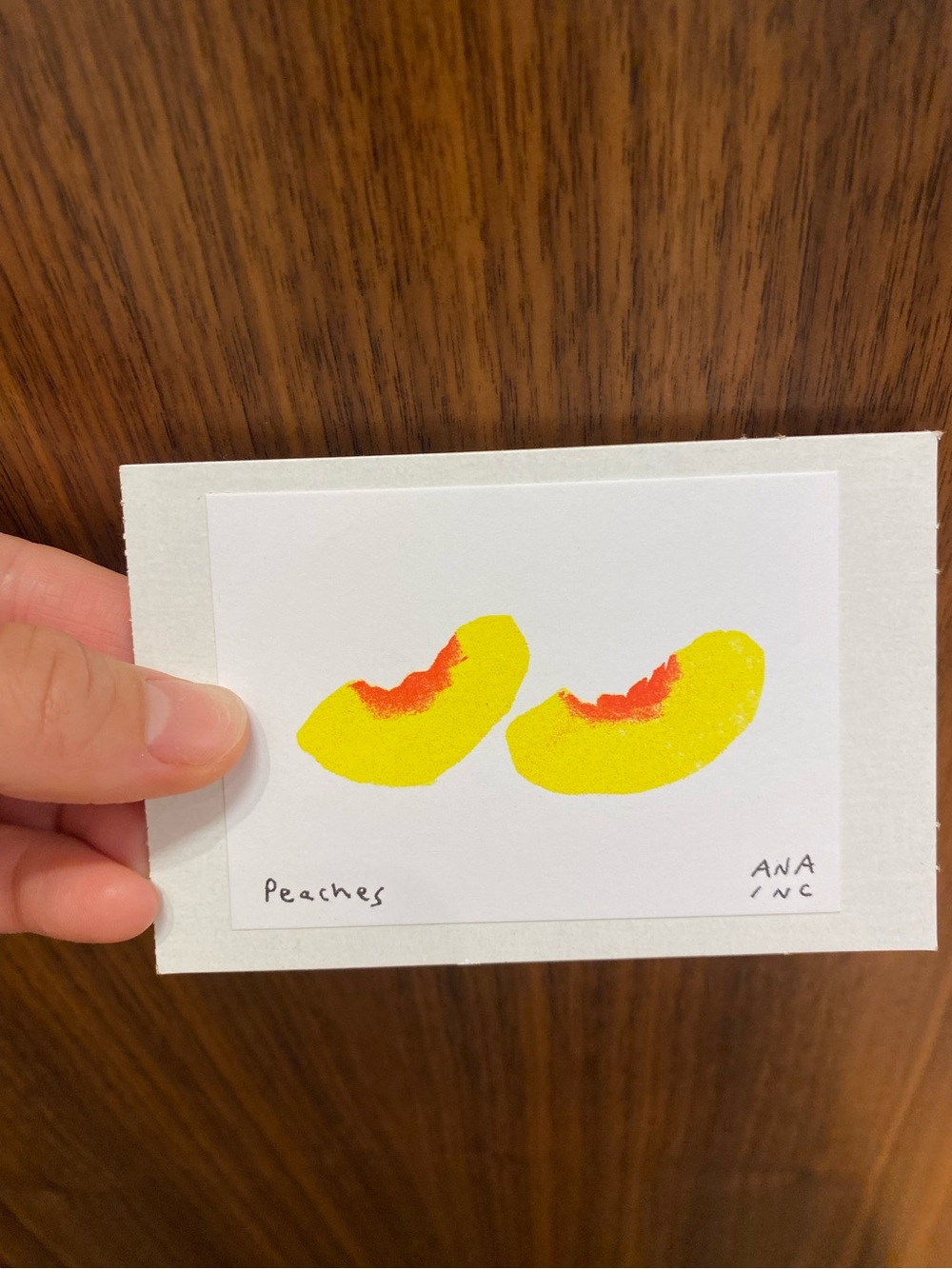 Anastasia INCIARDI mini print - Peaches - From Bentonville Arkansas